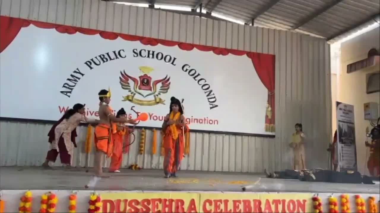 Army పబ్లిక్ స్కూల్లో ఘనంగా దసరా వేడుకలు