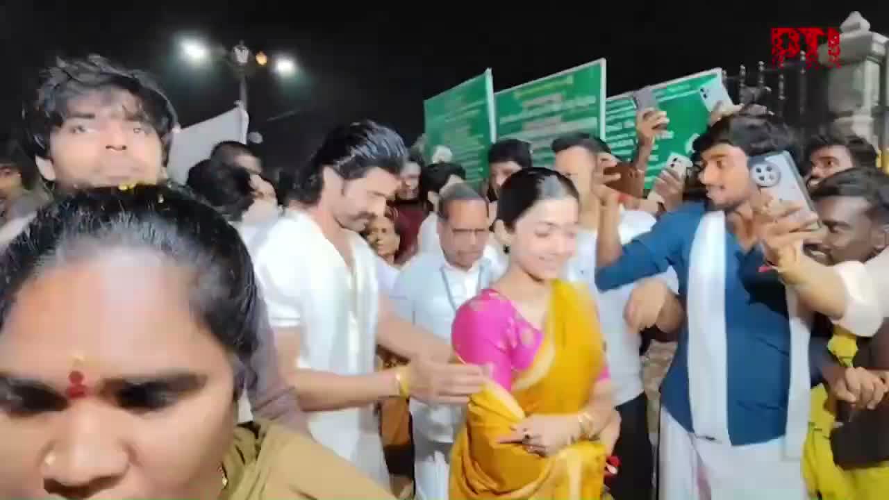 శ్రీవారిని దర్శించుకున్న 'రణబాలి' కపుల్!