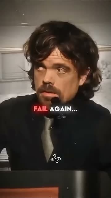 GREATEST SPEECH ON FAILURE — Peter Dinklage 
