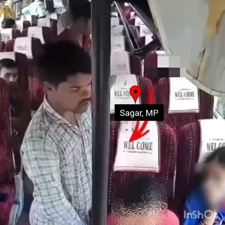 బస్సులో అలా..భరతం పట్టిన యువతి