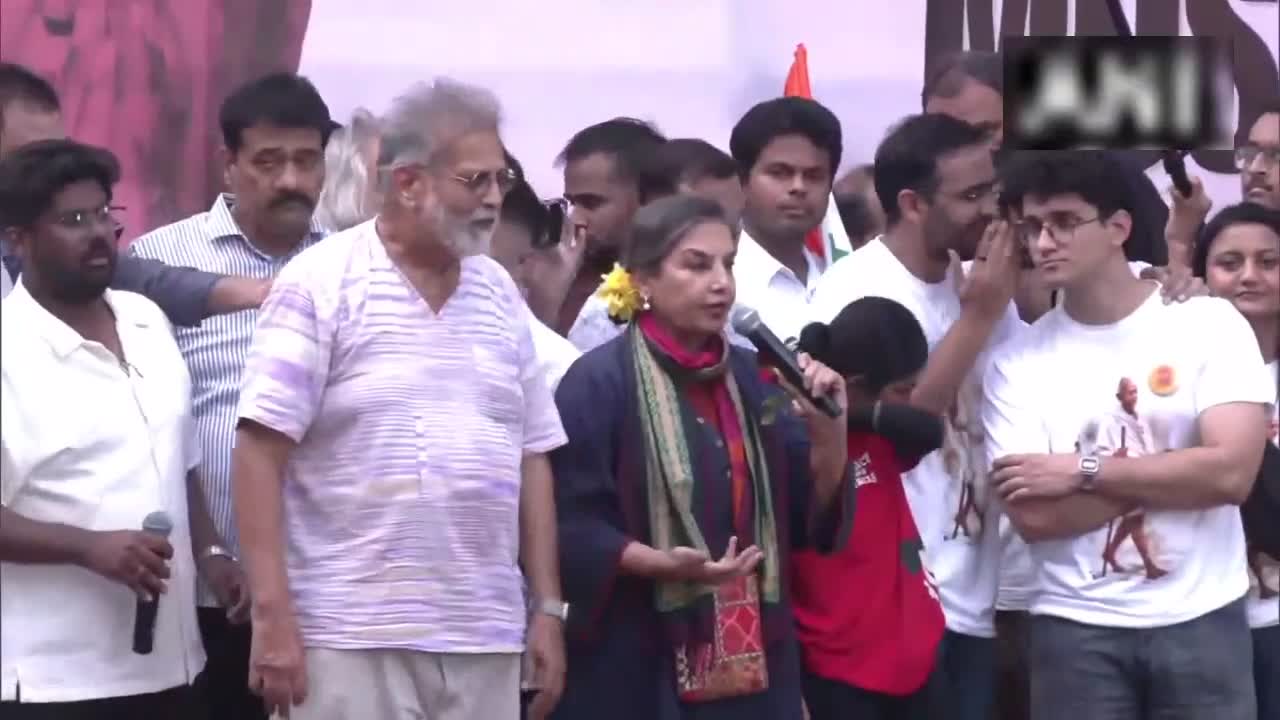 CJP నిరసనకు షబానా ఆజ్మీ మద్దతు