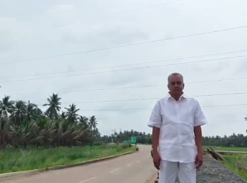 వైర్లు కిందకు వేలాడుతున్నాయని హైవే బంద్