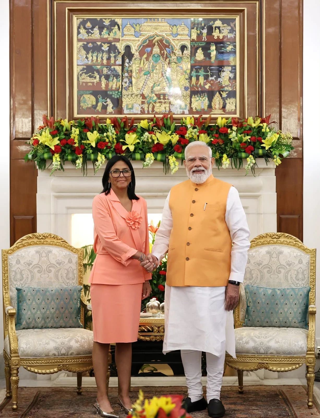 వెనిజులా ప్రెసిడెంట్తో PM మోదీ..