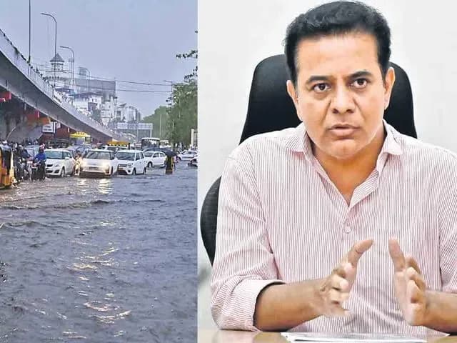 CM అసమర్థతతోనే నగరవాసులకు నరకయాతన: KTR