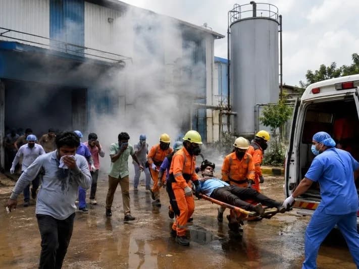 తమిళనాడు సీఫుడ్ ఫ్యాక్టరీలో అమ్మోనియా గ్యాస్ లీక్: ఏడుగురు మృతి