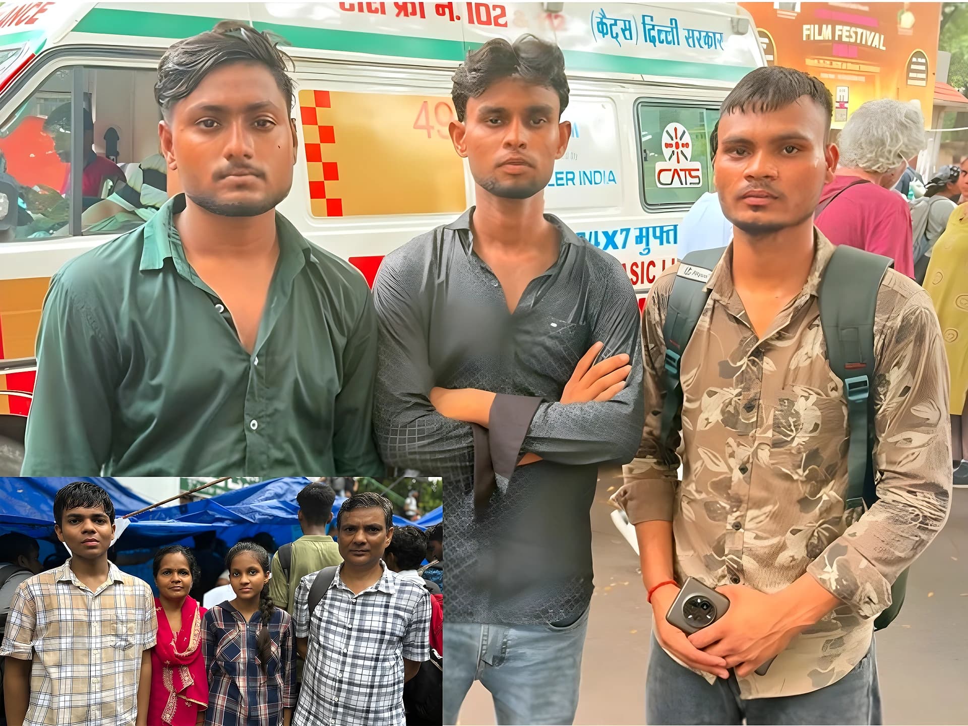 సంసద్ నిరసనల్లో డెలివరీ ఏజెంట్లు, తల్లిదండ్రులు