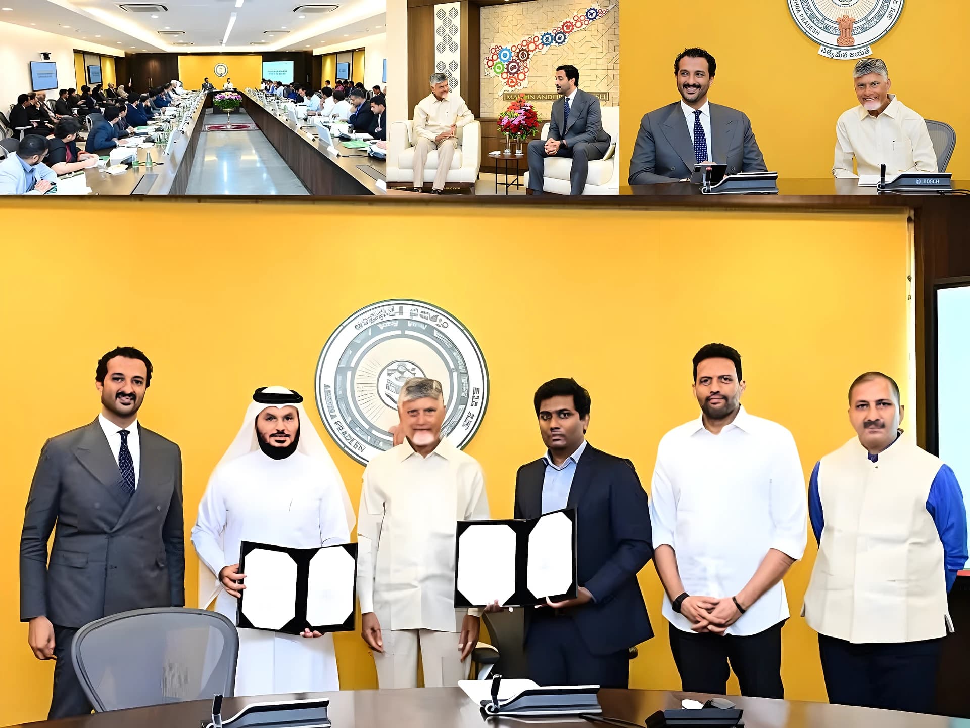 చంద్రబాబుతో UAE మంత్రుల భేటీ