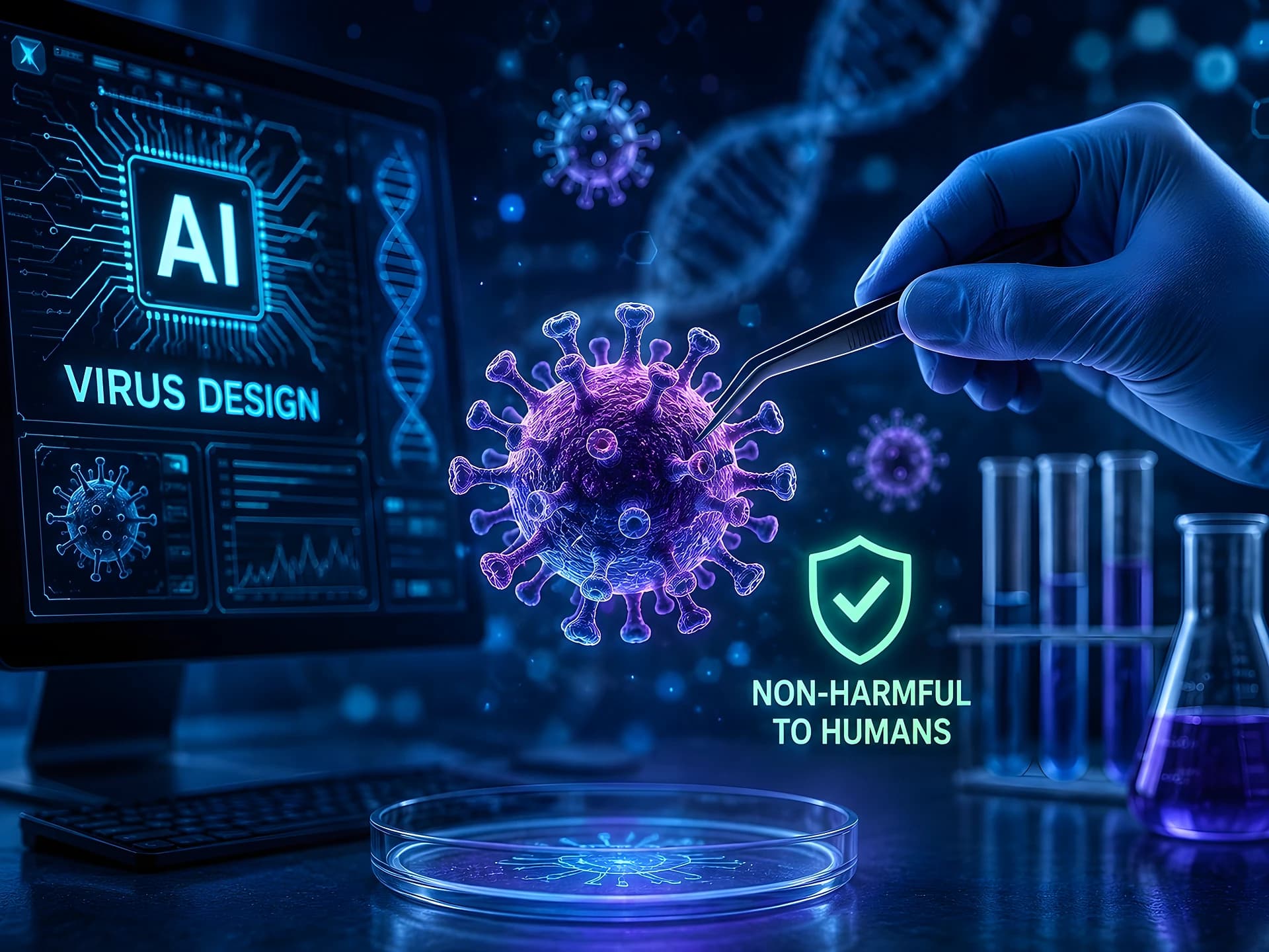 AI కొత్త వైరస్లను తయారు చేసిందా? 🧬