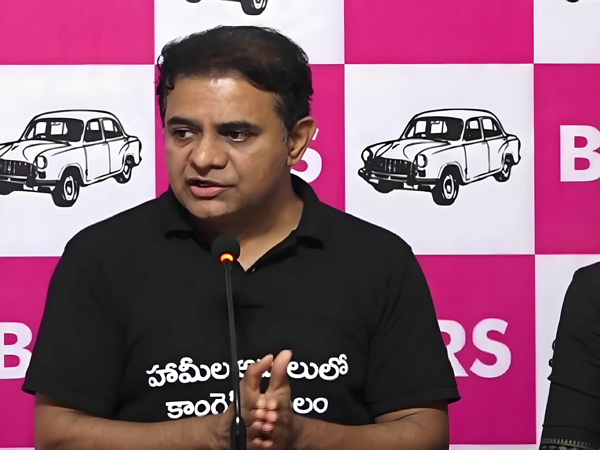 చీరలు లాగడం ప్రజాస్వామ్యమా? : KTR