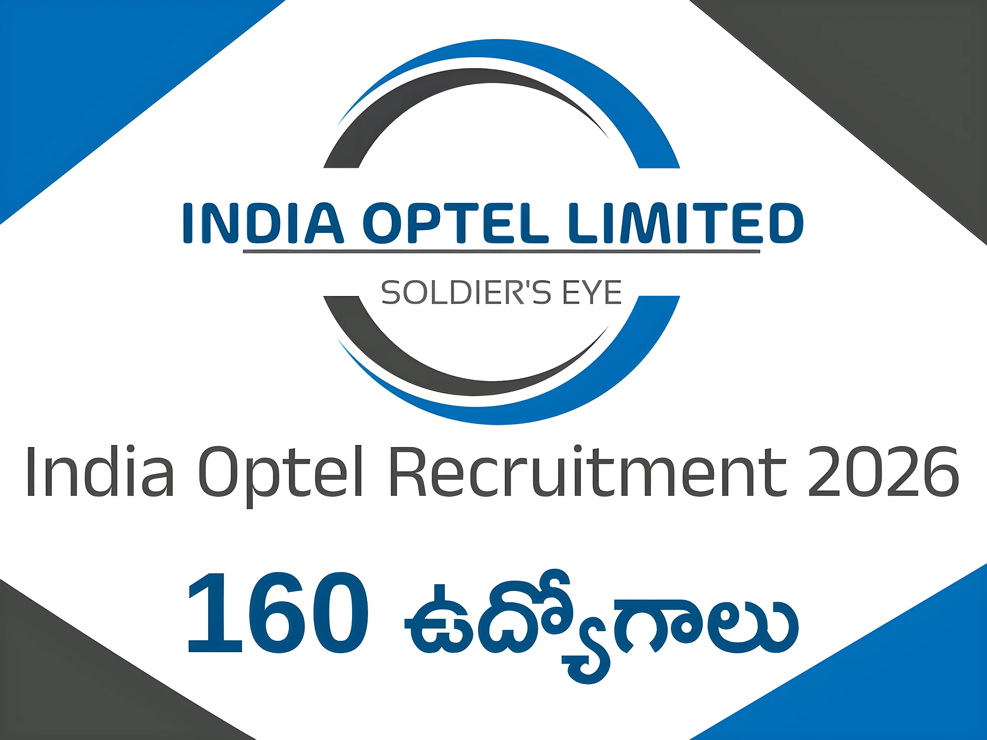 160 ఉద్యోగాలకు India Optel నోటిఫికేషన్