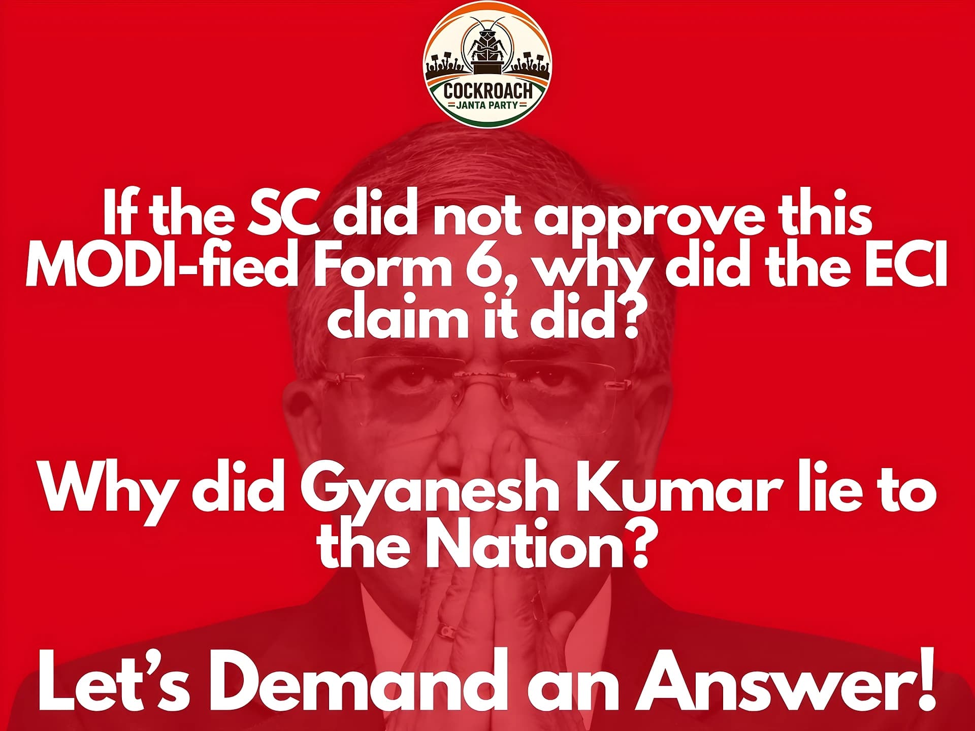 జ్ఞానేష్ 'అబద్ధం' చెప్పారు: CJP