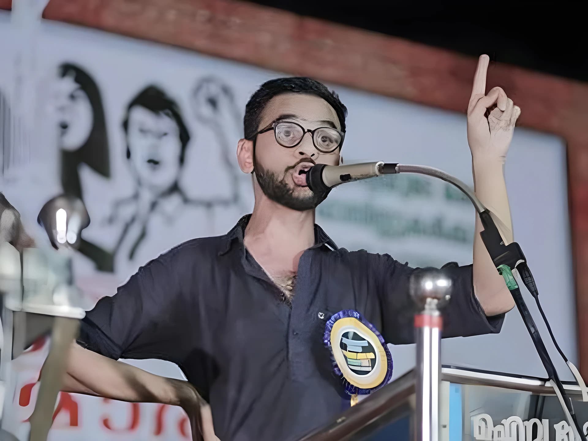 జైల్లో ఉన్న ఉమర్ ఖలీద్కు అవార్డు