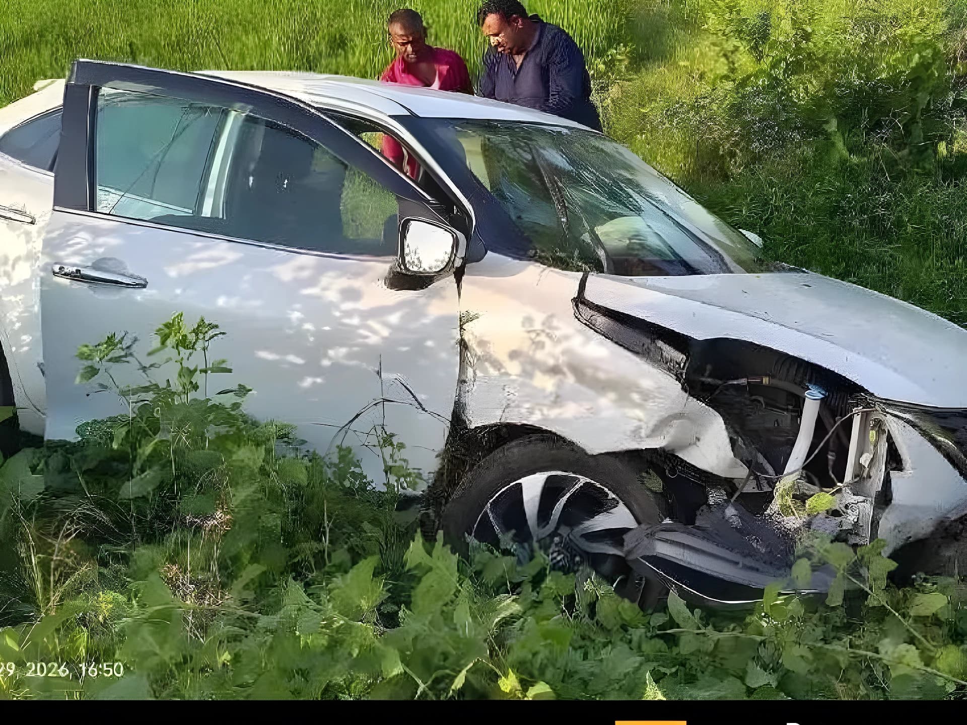 భీమదేవరపల్లి మండలంలో రోడ్డు ప్రమాదం