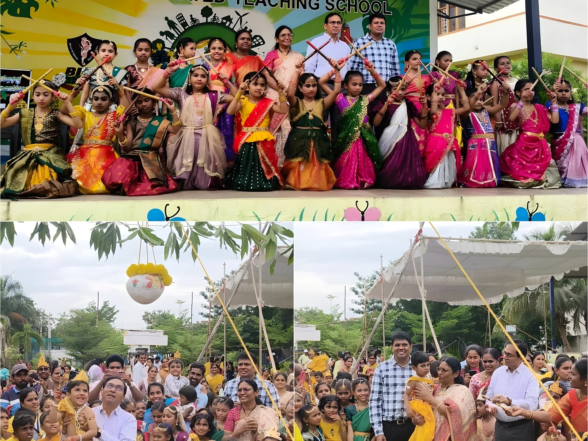 నర్సంపేటలో కన్నుల పండువగా శ్రీకృష్ణ జన్మాష్టమి
