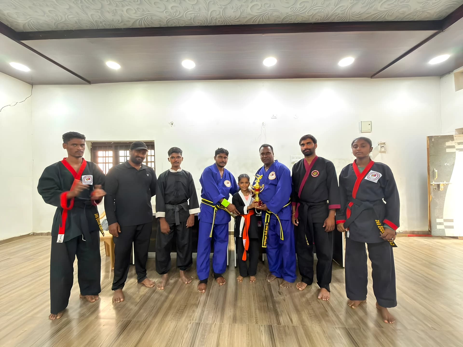 విద్యార్థులకు కుంగ్ ఫూ స్పైరింగ్ క్యాంప్ పోటీలు