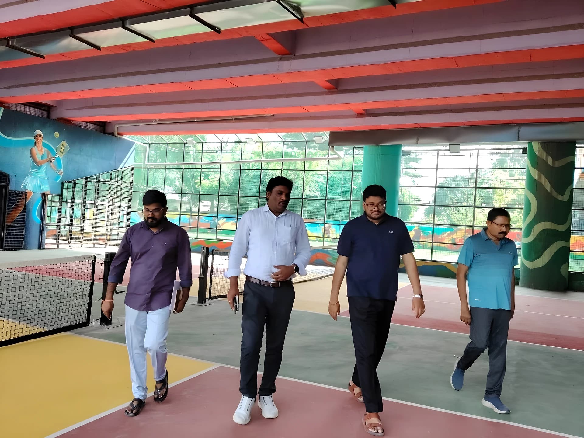 sports సెంటర్ల తనిఖీ