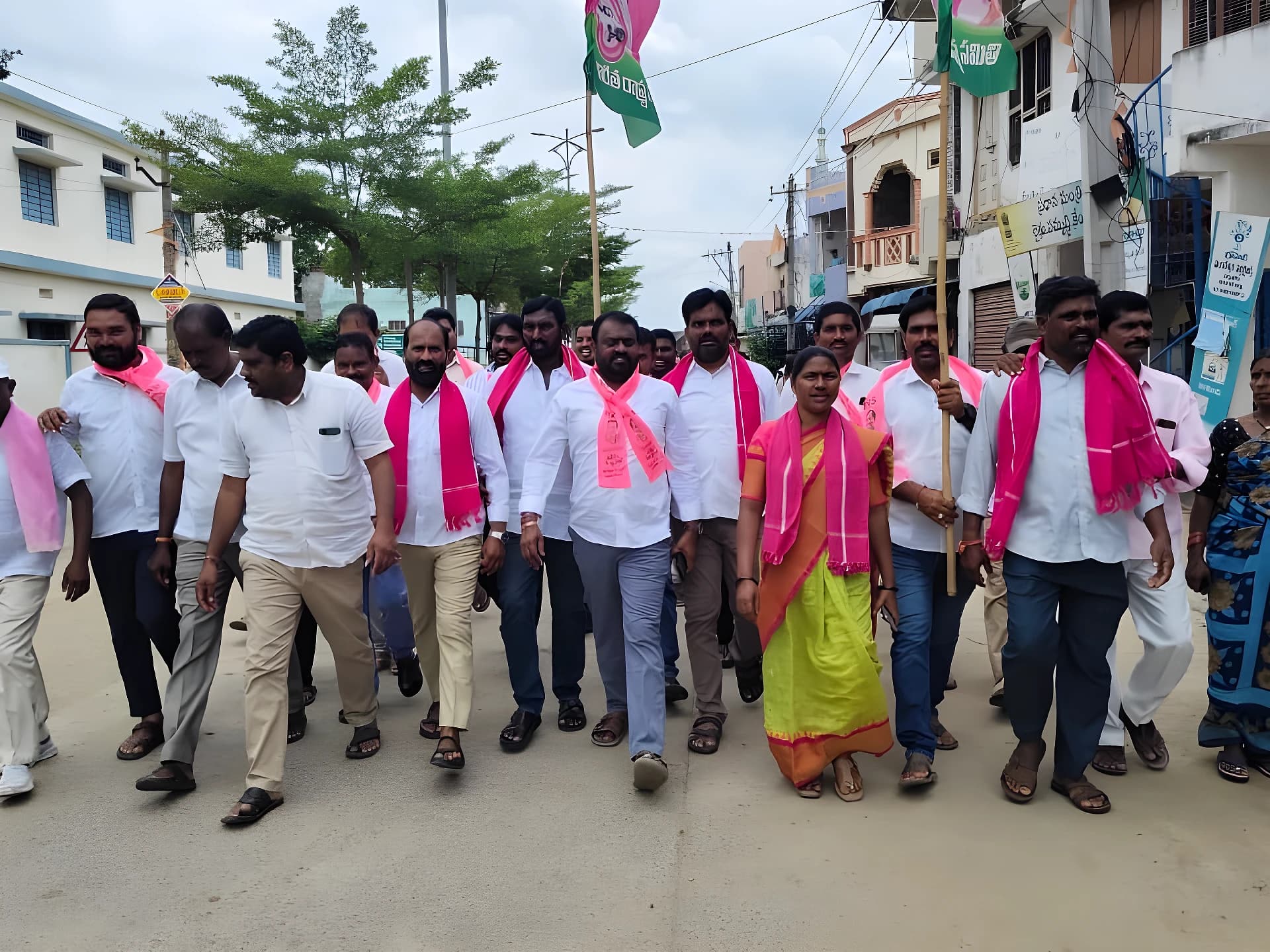 కాంగ్రెస్ 1000 రోజుల పాలనపై BRS నిరసన