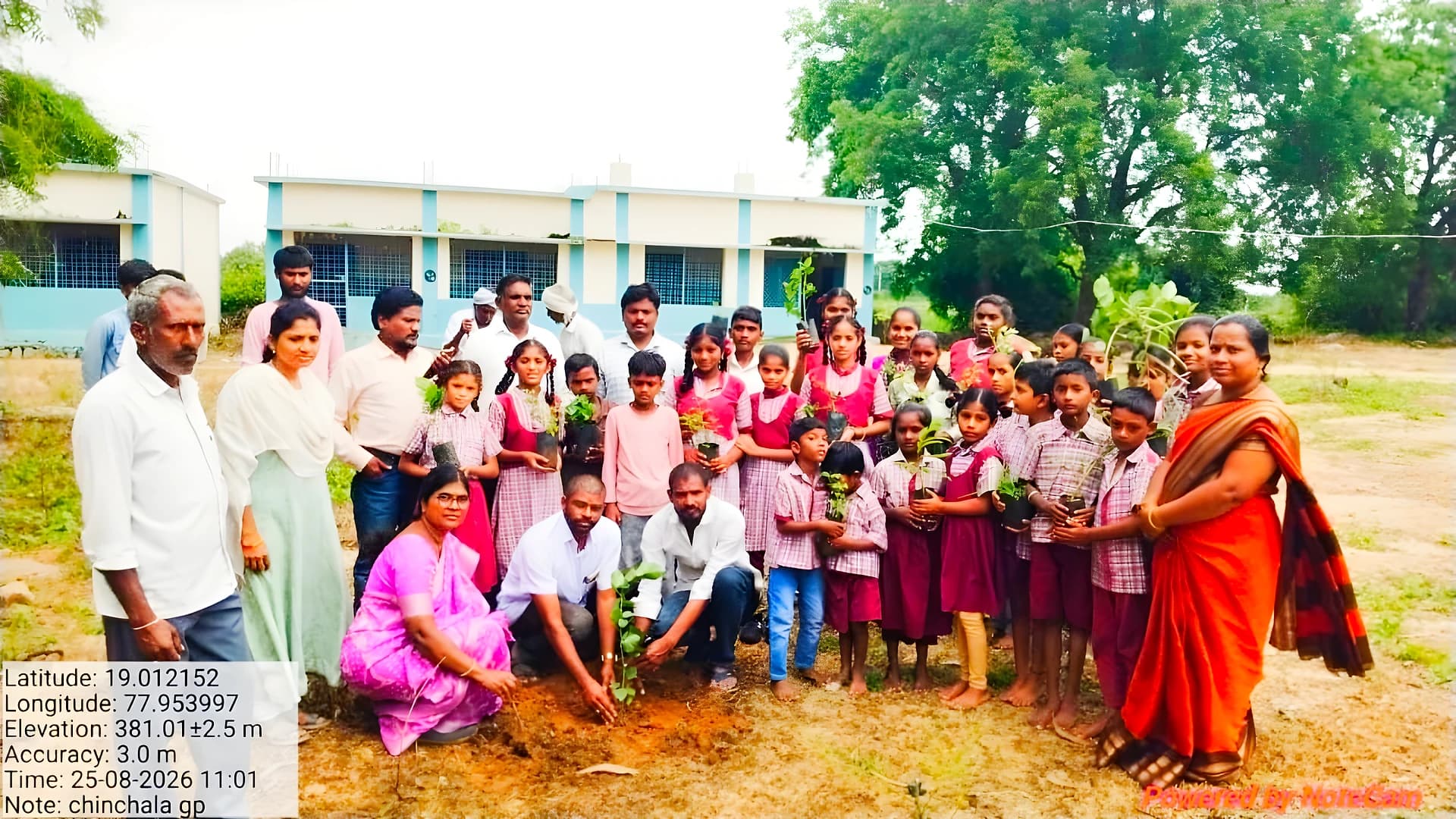 గ్రామాన్ని పచ్చదనంతో నింపేసిన జనం