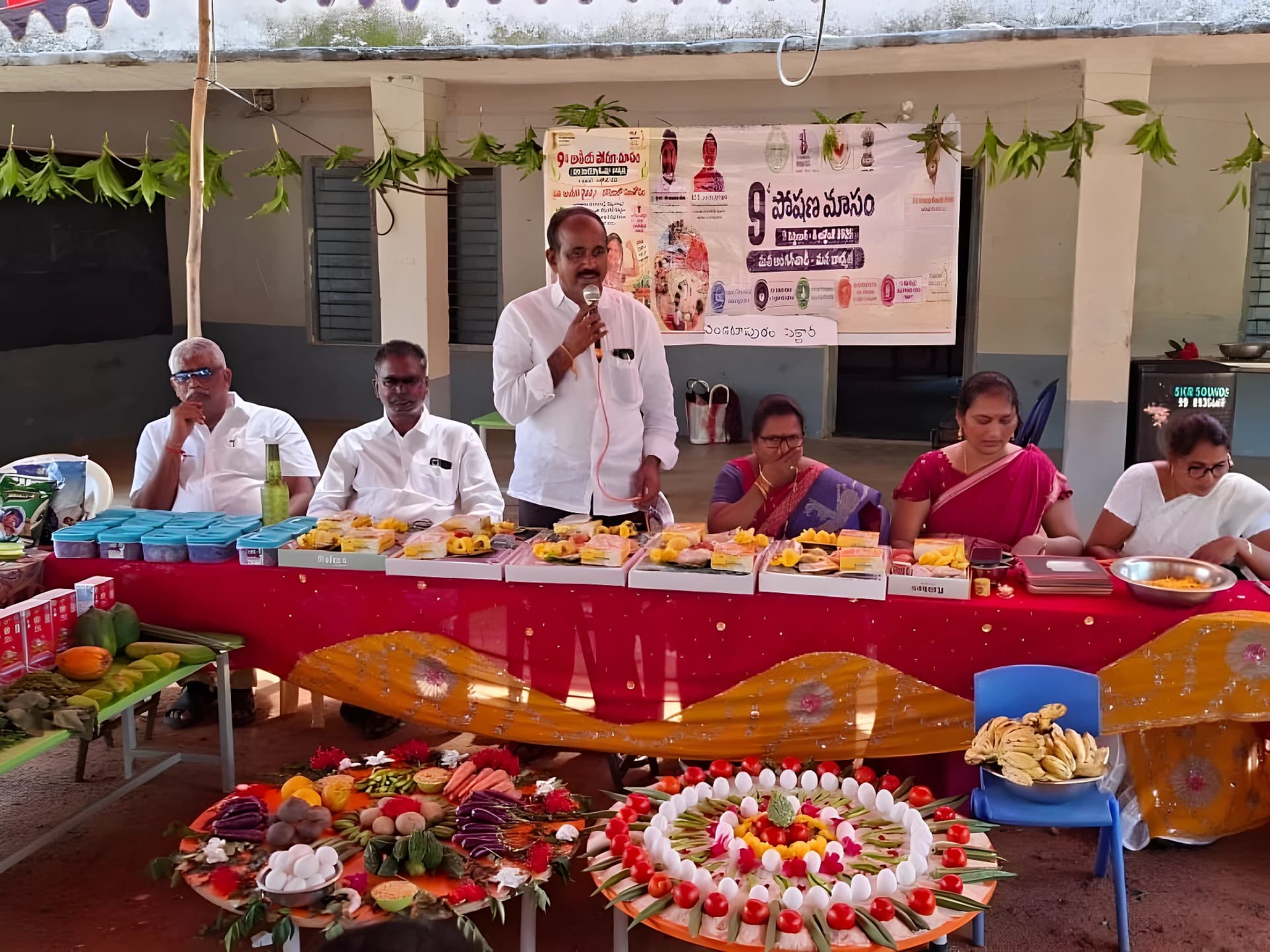 పోషణ మాసం.. సీమంతాలు, అక్షరాభ్యాసాలు