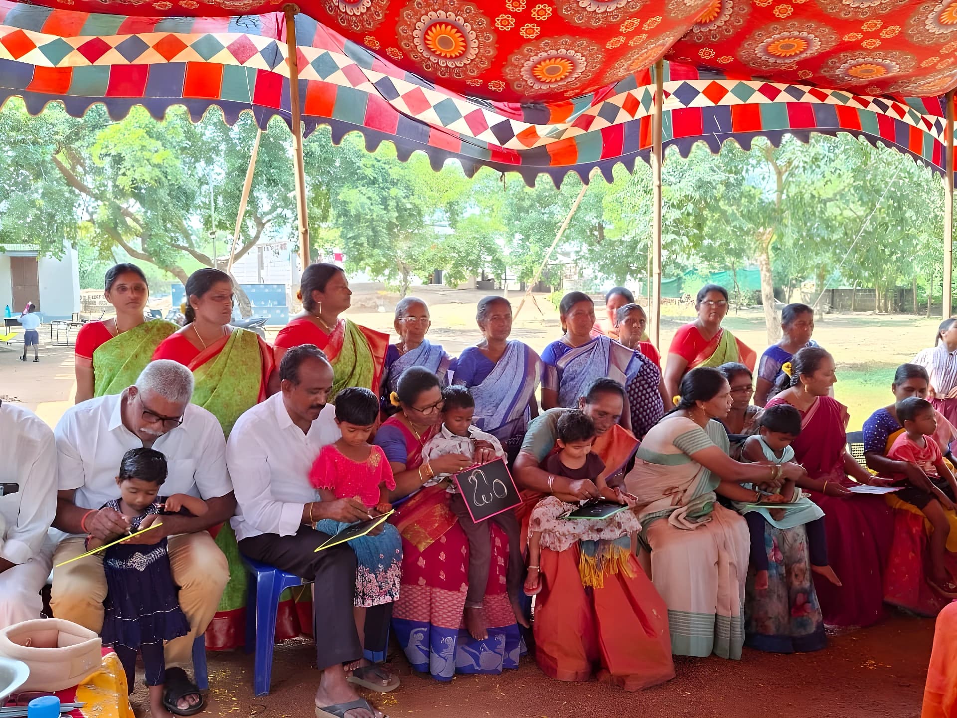 పోషణ మాసం.. సీమంతాలు, అక్షరాభ్యాసాలు