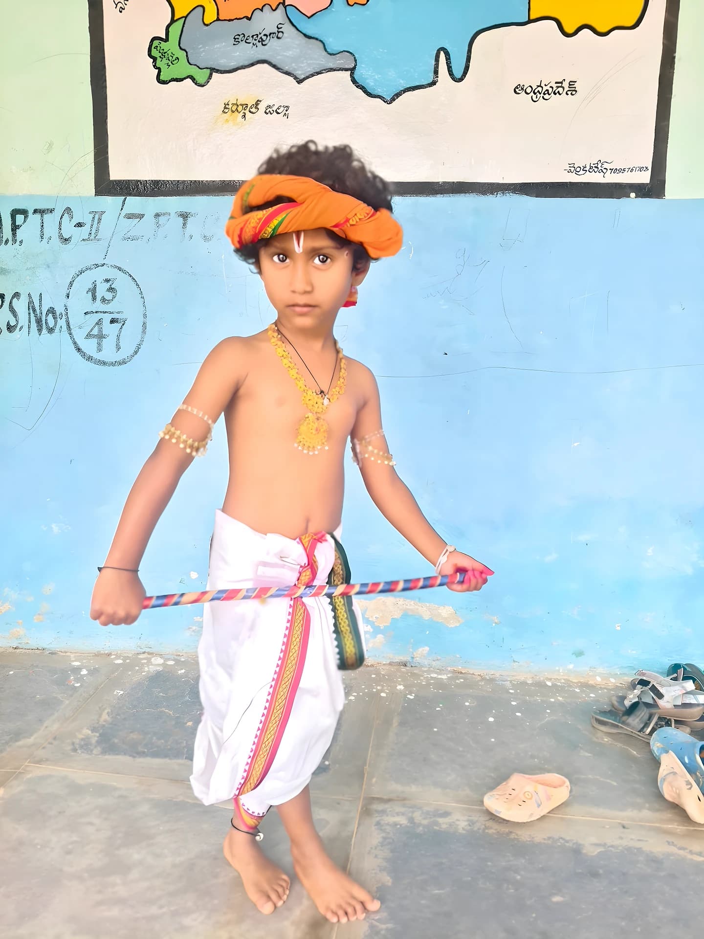అమ్రాబాద్ స్కూల్లో కృష్ణాష్టమి సందడి..