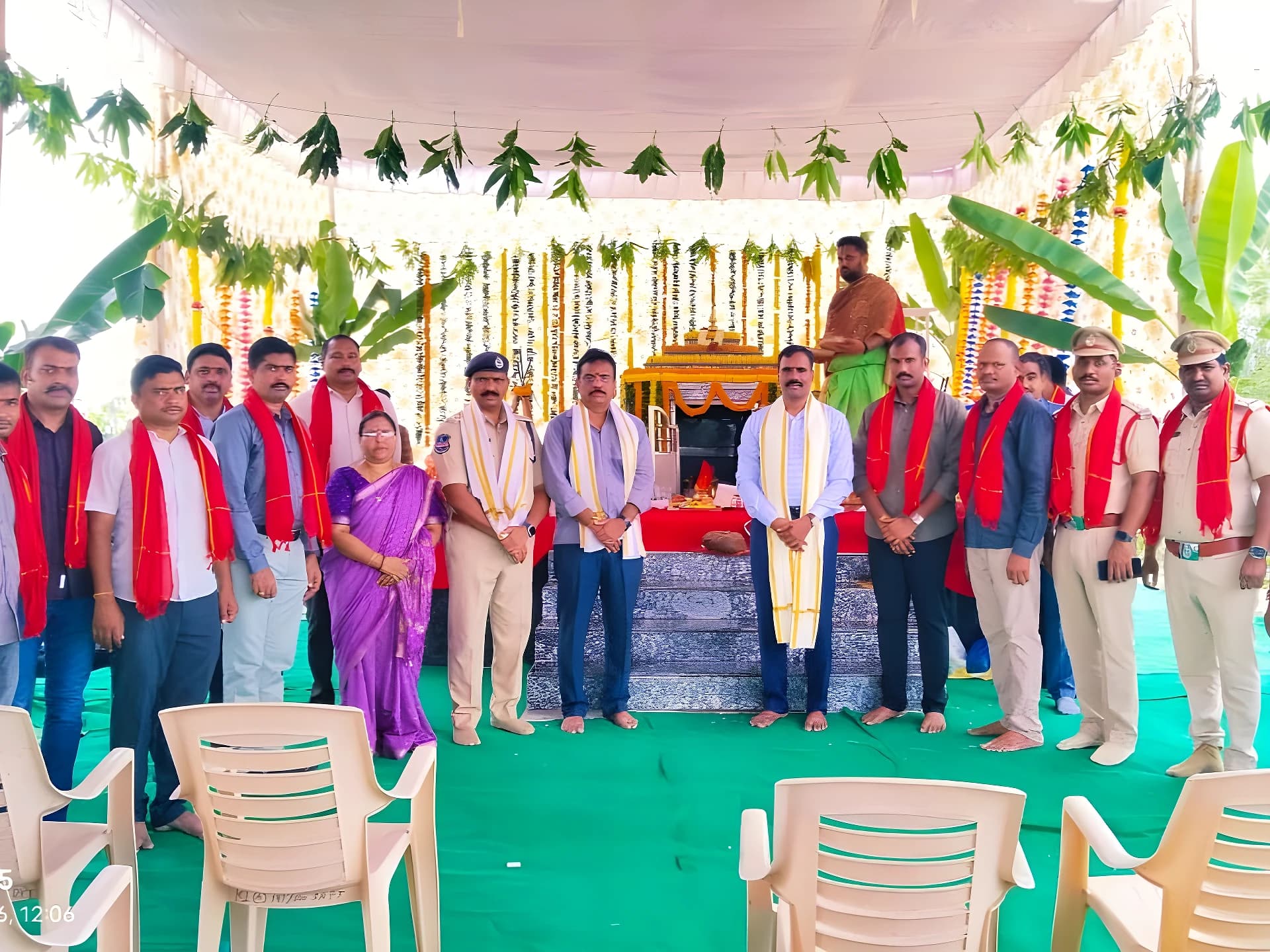 పోలీస్ ఆఫీసులో ఆయుధ పూజ