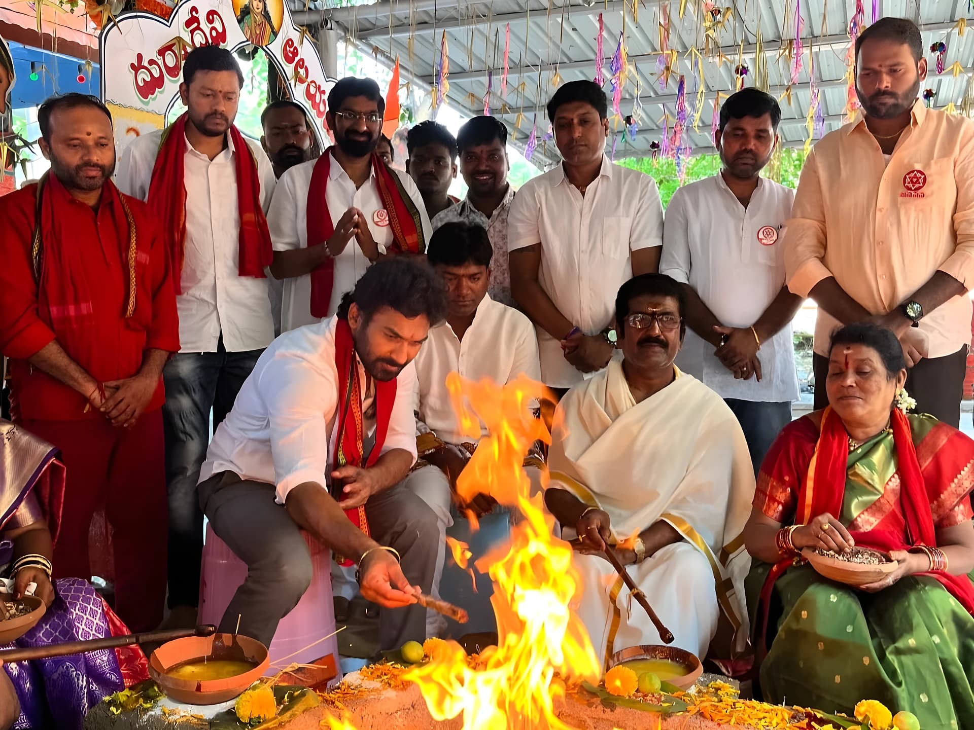 సింగరేణి గనిలో జనసేన దసరా ఉత్సవాలు