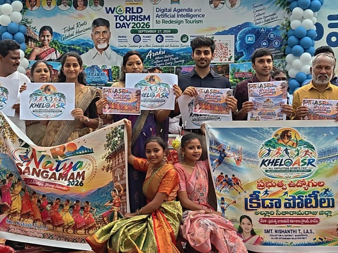 నాట్య సంగమం, ఖేలో ఏఎస్ఆర్ పోస్టర్లు ఆవిష్కరణ