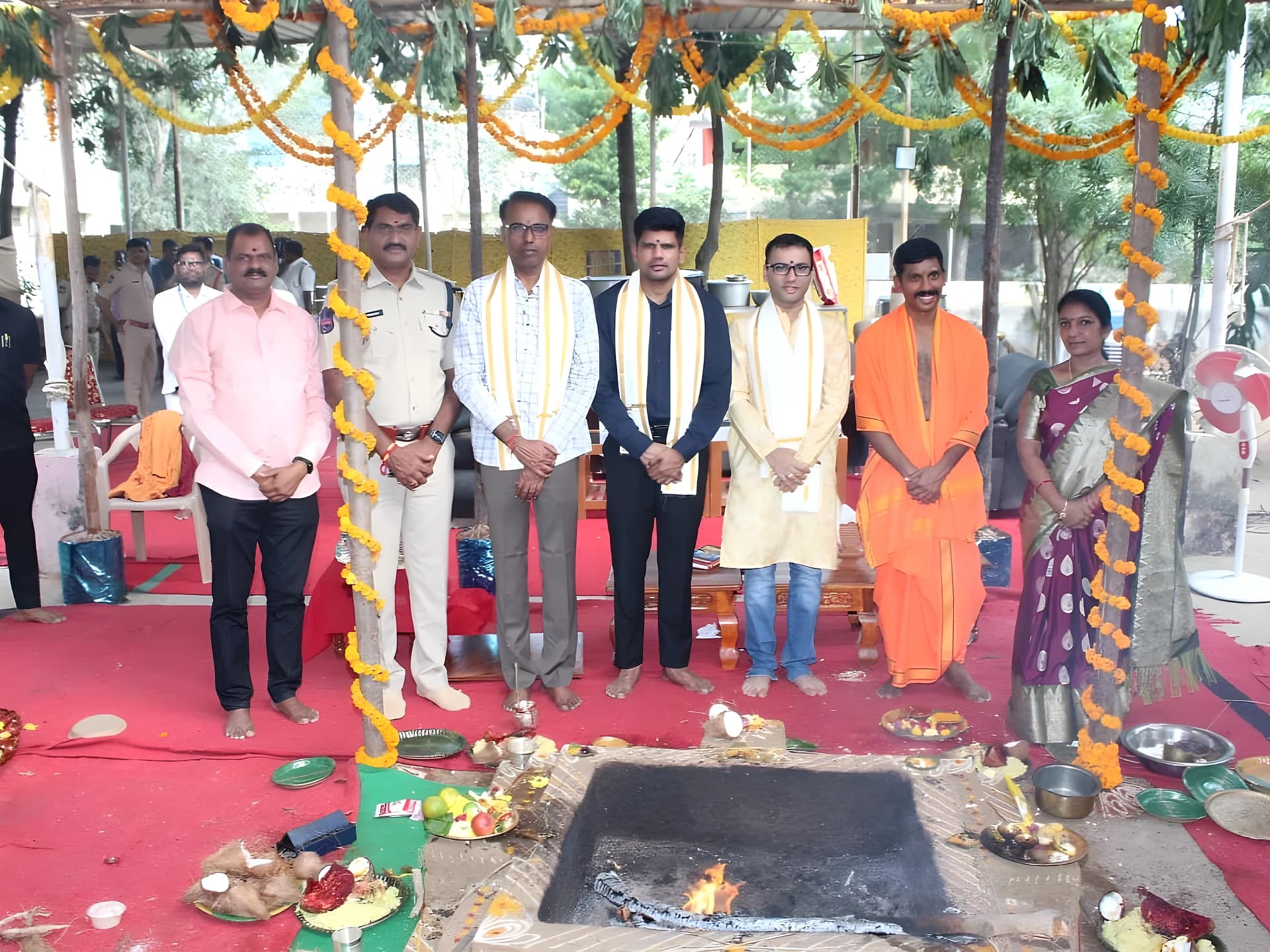 దుర్గా మాత ఆలయంలో చండీయాగ హోమం